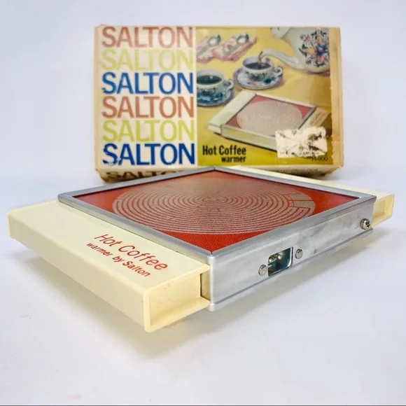 v i n t a g e :: MCM Hot Coffee Warmer Tray Plate - Picture 10 of 11